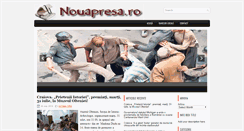 Desktop Screenshot of nouapresa.ro